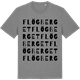 Mid Heather Gray t-shirt med Flögberget ordlek t-shirt