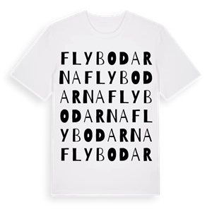 Flybodarna ordlek t-shirt – ekologisk bomull t-shirt från Pinshirt