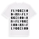 Flyggebodarna ordlek t-shirt