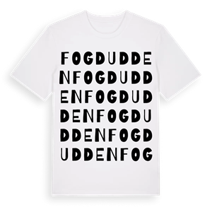 Fogdudden ordlek t-shirt – ekologisk bomull t-shirt från Pinshirt