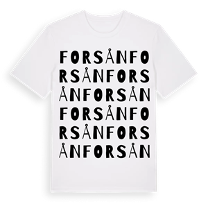 Forsån ordlek t-shirt – ekologisk bomull t-shirt från Pinshirt