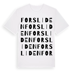 Forsliden ordlek t-shirt – ekologisk bomull t-shirt från Pinshirt