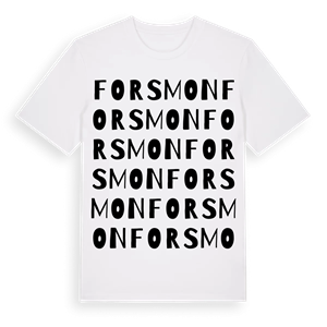 Forsmon ordlek t-shirt – ekologisk bomull t-shirt från Pinshirt