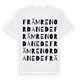 Främre Nordanede ordlek t-shirt