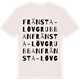 Vintage White t-shirt med Fränsta-Lövgrubban ordlek t-shirt