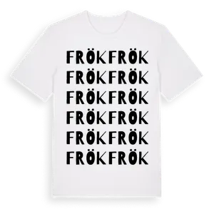 Frök ordlek t-shirt – ekologisk bomull t-shirt från Pinshirt