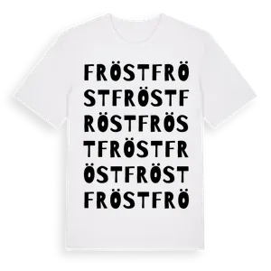 Fröst ordlek t-shirt – ekologisk bomull t-shirt från Pinshirt