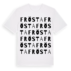 Frösta ordlek t-shirt – ekologisk bomull t-shirt från Pinshirt