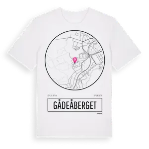 Gådeåberget t-shirt – ekologisk bomull t-shirt från Pinshirt