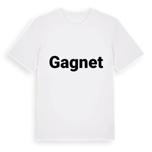 Gagnet fetstil t-shirt – ekologisk bomull t-shirt från Pinshirt