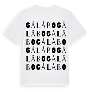 Gålåbo ordlek t-shirt – ekologisk bomull t-shirt från Pinshirt