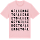 Pink Cotton t-shirt med Gålberget ordlek t-shirt