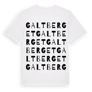 Galtberget ordlek t-shirt – ekologisk bomull t-shirt från Pinshirt
