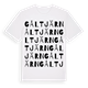 Gåltjärn ordlek t-shirt