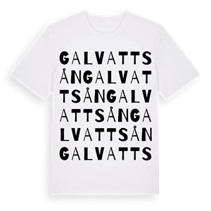Galvattsån ordlek t-shirt – ekologisk bomull t-shirt från Pinshirt