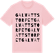 Pink Cotton t-shirt med Galvattstorpet ordlek t-shirt