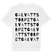 White t-shirt med Galvattstorpet ordlek t-shirt
