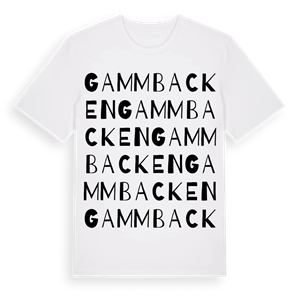 Gammbacken ordlek t-shirt – ekologisk bomull t-shirt från Pinshirt