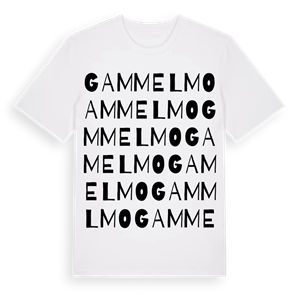 Gammelmo ordlek t-shirt – ekologisk bomull t-shirt från Pinshirt