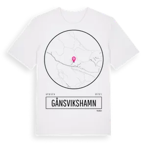 Gånsvikshamn t-shirt – ekologisk bomull t-shirt från Pinshirt