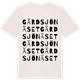 Vintage White t-shirt med Gärdsjönäset ordlek t-shirt