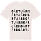 Vintage White t-shirt med Gårtjärn ordlek t-shirt