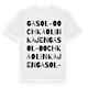 Gasol- ooch kaolinkajen ordlek t-shirt