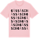 Pink Cotton t-shirt med Gässåsen ordlek t-shirt