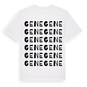 Gene ordlek t-shirt – ekologisk bomull t-shirt från Pinshirt