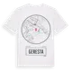 White t-shirt med Geresta t-shirt