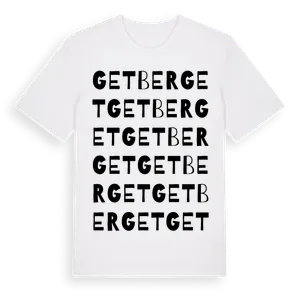 Getberget ordlek t-shirt – ekologisk bomull t-shirt från Pinshirt