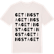 Vintage White t-shirt med Getingsta ordlek t-shirt