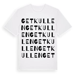 Getkullen ordlek t-shirt – ekologisk bomull t-shirt från Pinshirt