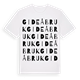 Gideå bruk ordlek t-shirt
