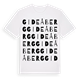 Gideåberg ordlek t-shirt