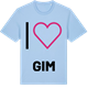 Blue Soul t-shirt med Jag älskar Gim t-shirt stort tryck