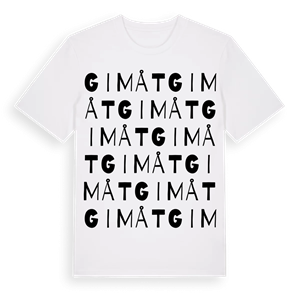 Gimåt ordlek t-shirt – ekologisk bomull t-shirt från Pinshirt