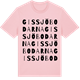 Pink Cotton t-shirt med Gissjöbodarna ordlek t-shirt
