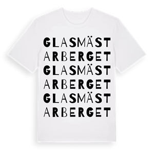 Glasmästarberget ordlek t-shirt – ekologisk bomull t-shirt från Pinshirt