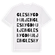 glesbygd Huljen ordlek t-shirt