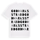 Godmarksstrand ordlek t-shirt