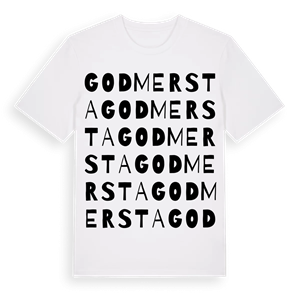 Godmersta ordlek t-shirt – ekologisk bomull t-shirt från Pinshirt
