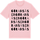 Pink Cotton t-shirt med Göransåsen ordlek t-shirt