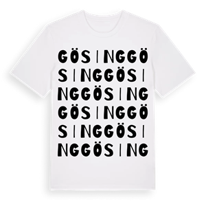 Gösing ordlek t-shirt – ekologisk bomull t-shirt från Pinshirt