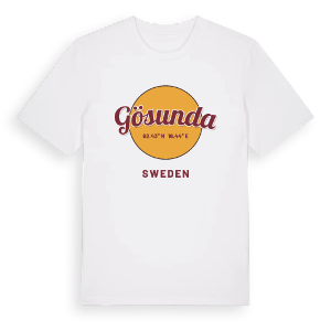 Gösunda cirkel t-shirt – ekologisk bomull t-shirt från Pinshirt