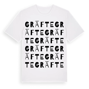 Gräfte ordlek t-shirt – ekologisk bomull t-shirt från Pinshirt