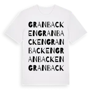 Granbacken ordlek t-shirt – ekologisk bomull t-shirt från Pinshirt