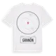 White t-shirt med Granön t-shirt