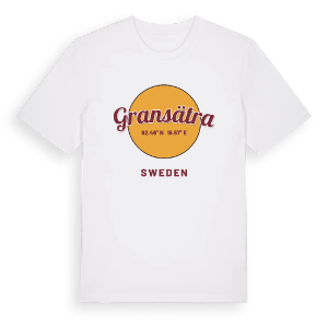 Gransätra cirkel t-shirt – ekologisk bomull t-shirt från Pinshirt