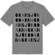 Mid Heather Gray t-shirt med Gransjöbodarna ordlek t-shirt